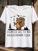 Eigentlich Will Ich Nur Kaiserschmarrn Essen Hiking Bear With Fork Alps Mountain Gerunisex Food Humor Unisex All TShirt