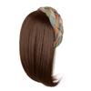 Synthetic Half Headband Wig Korean Style Women Hair Hoop Short Straight Headband Wig  Female
