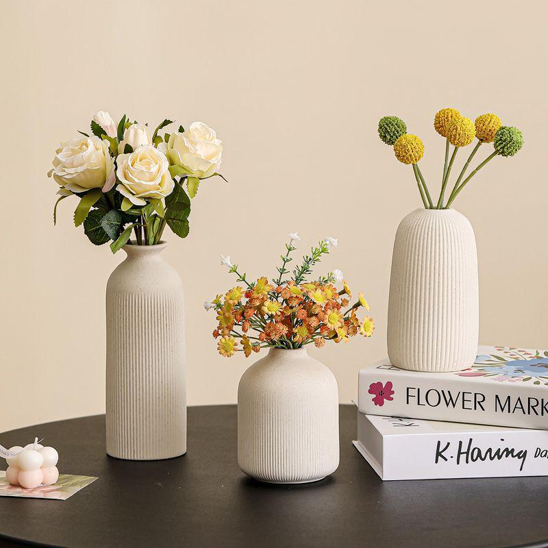 Premium Ceramic Rose Vase for Elegant Home Decor