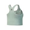 FILA Tennis Fashion Classic Simple Versatile Comfortable Tight Sports Vest Women tops Water-Grass-Gray-Green A11W623106FGN