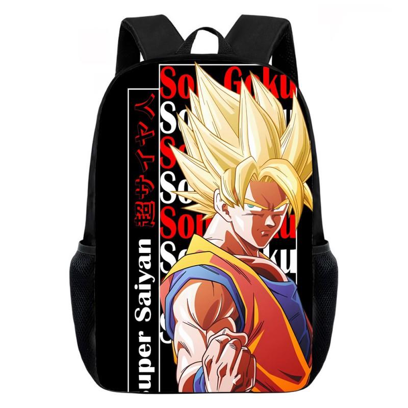 Dragon Ball Super Printed Kids School Backpack Elementary Students Lightweight Ergonomic Design