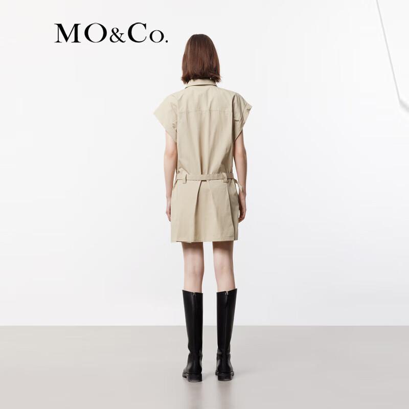 MO&Co. Summer Workwear Shirtdress with Belt