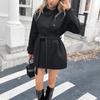 2026 European and American Casual Long-sleeved Sweater Coat Women's Clothing Autumn and Winter Foreign Trade
