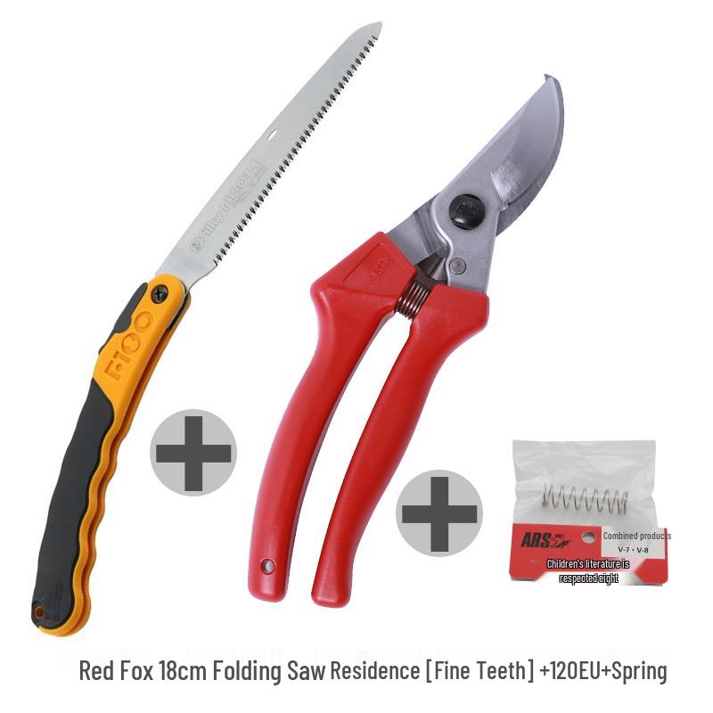 Japanese Pruning Shears for Thick Branches & Fruit Trees - Model 120EU Gardening Tool