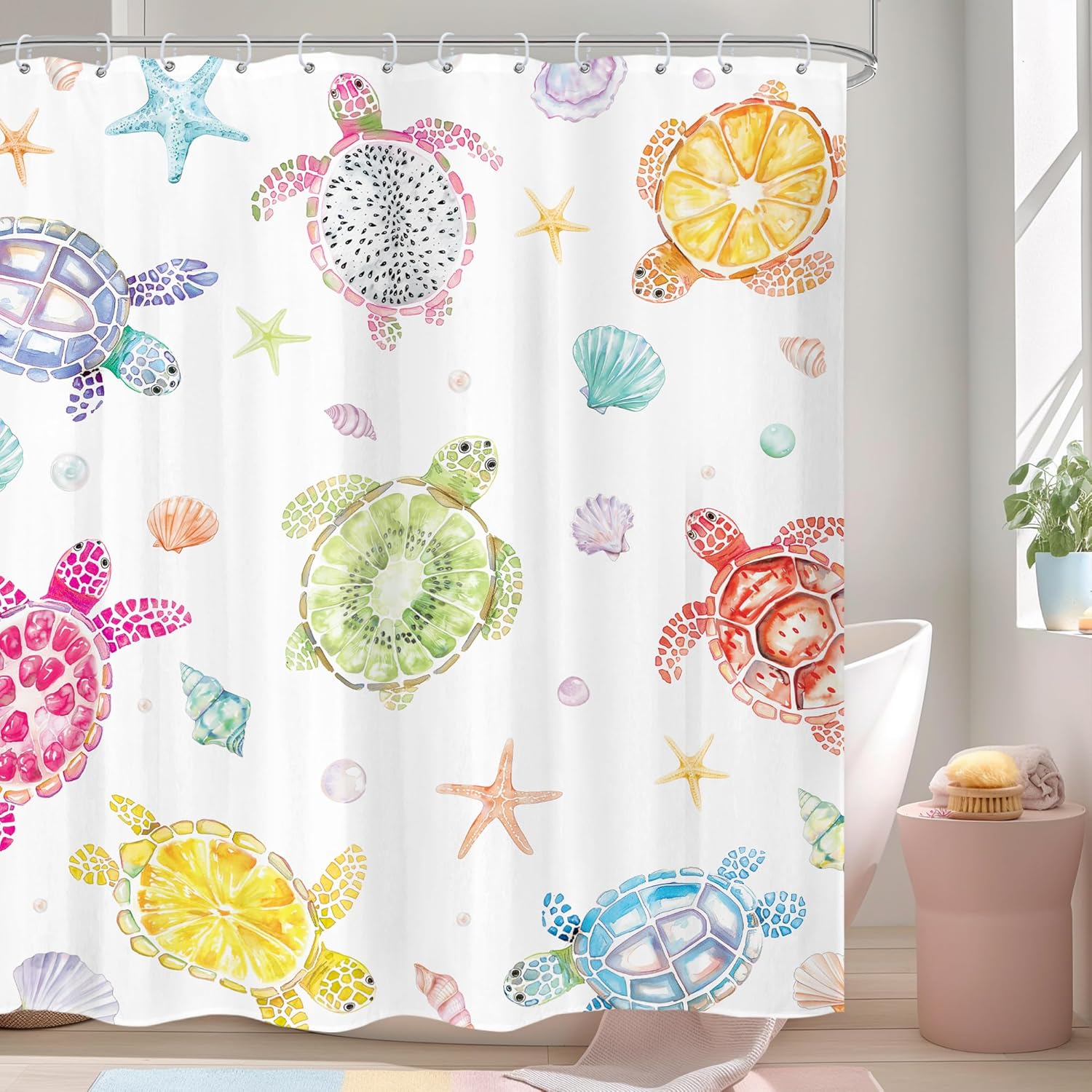 

LIGHTINHOME Octopus Shower Curtain 72Wx72H Inch Navy Blue Ocean Kraken Giant Tentacles Sea Creatures Mythical Nautical Animal Fa 120x180cm