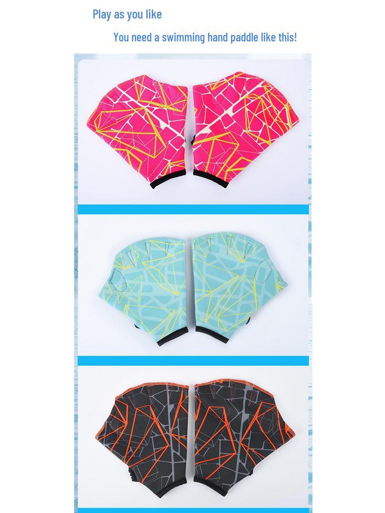 Unisex Summer Half-Finger Paddle Gloves for Water Sports and Diving