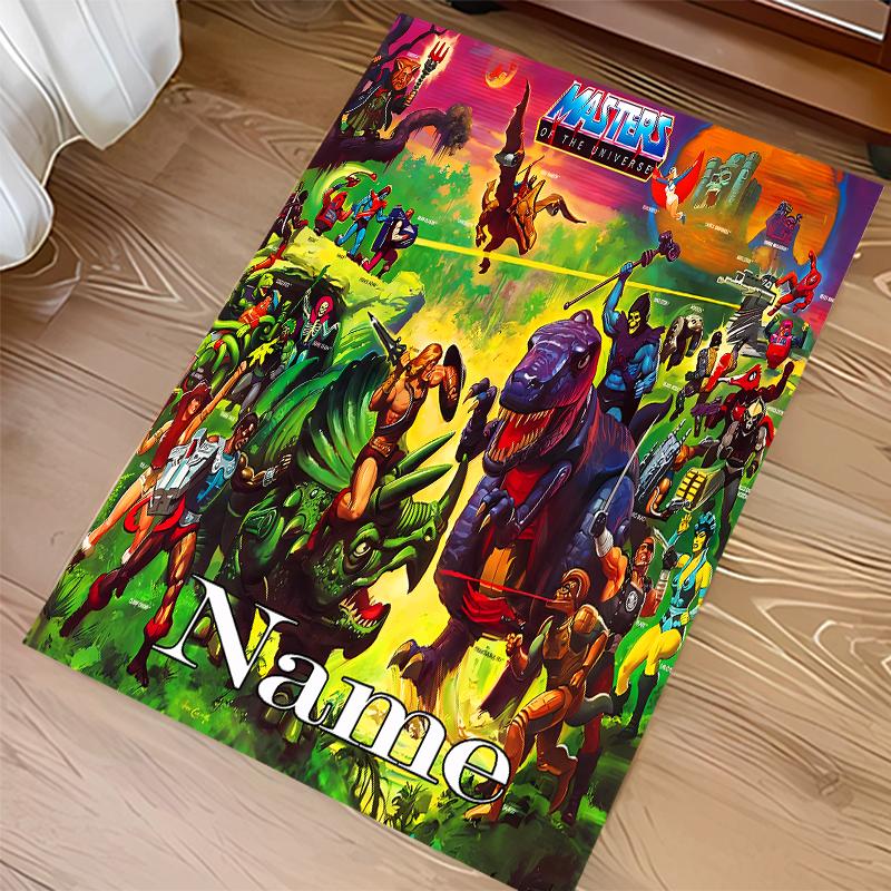 Custom Personalization He-Man and the Masters of the Universe Print Area Rug - Soft, Washable Non-Slip Indoor Mat,Living Room,Home&Office Decorative R