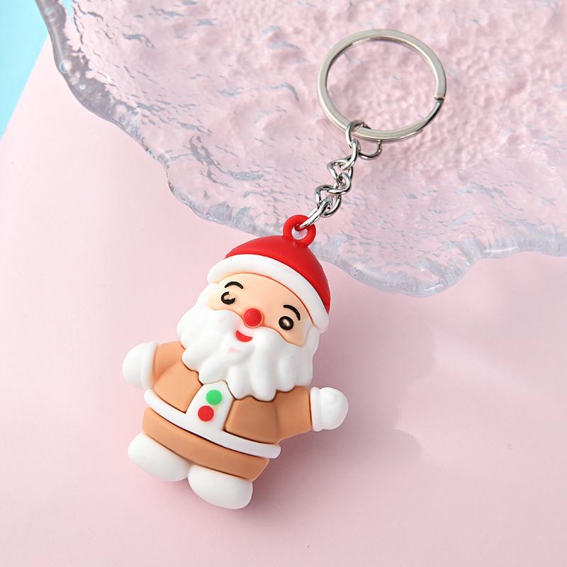 Детские подарки Рождественский брелок в виде лося со снеговиком Подвеска Счастливого — фото 11