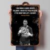 Deontay Wilder Boxer Metallposter Individuelle Vintage Metallschilder Wandkunst Blechschild für Man Cave Schlafzimmerdekorationen Heimdekoration