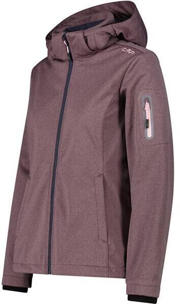 CMP Softshell Jacket Zip Hood Women (39A5006M) Functional Jacket 39A5006M Pink Mel