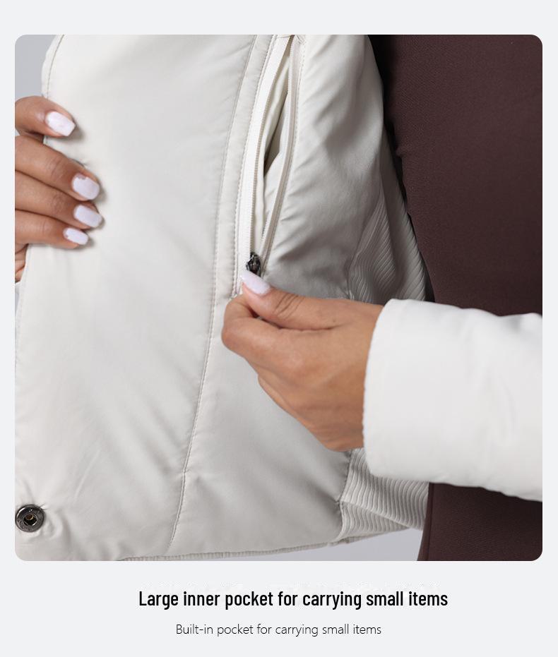 Women's Slim Fit Warm Yoga Jacket for Autumn and Winter City Runs