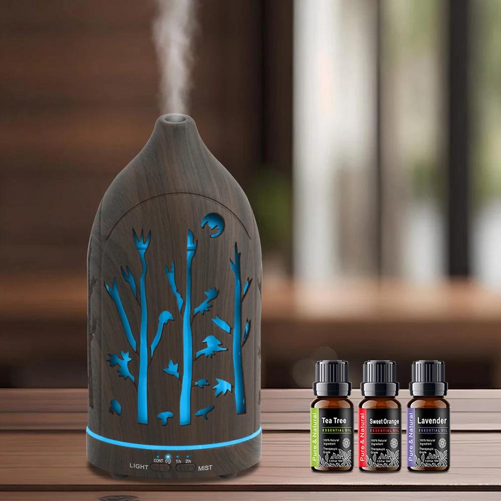 

Диффузор эфирных масел с автоотключением, 7 меняющих цвет светодиодных огней, Ультразвуковой и бесшумный 200ml