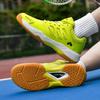 Badminton shoes men's and women's professional non-slip, wear-resistant and breathable rotating button carbon board children's competition training