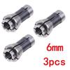 3/6mm 3pcs Adapter Chuck Collet Die Grinder Router