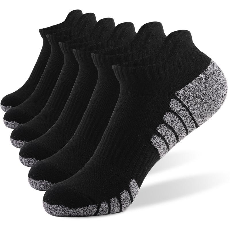 Enhanced Non-Slip Running Socks: Thick, Sweat-Absorbent, Breathable Cotton for Professional Sports