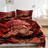 Powerful Anime Hero Print 3Pcs Bedding Setduvet Cover With 2 Bedropillowcase Home Birthday Gift
