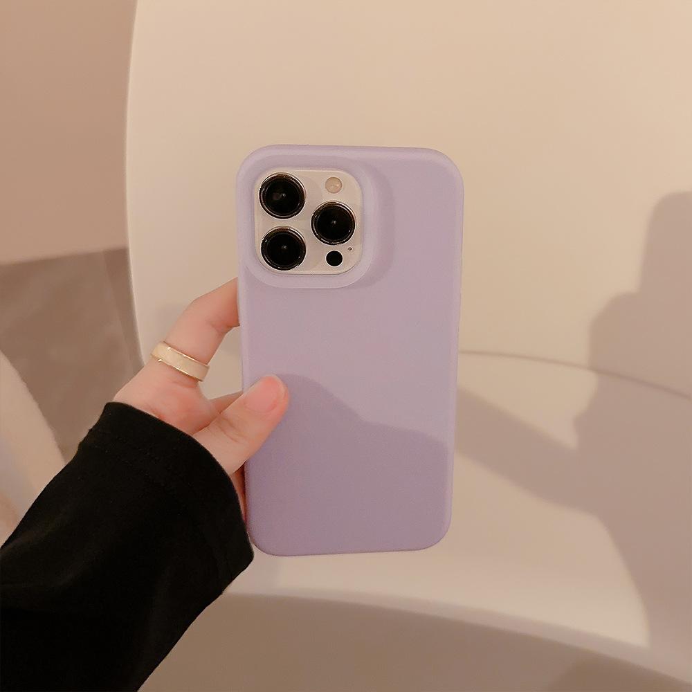 True Liquid Silicone 16 ProMax Apple Phone Case 16 Jelly Iphone15 Suitable for 14 Dopamine 12 Soft Shell