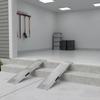 Foldable Loading Ramp Anti Slip Metal Hook Style Top Vehicle Access