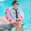 1Pcs Strawberry Swim Tube Inflatable Pool Float Pool  Accessory Adult Swim Float Ring Summer Water Toys