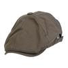 Men Women Vintage Solid Flat Cap 65% Cotton Newsboy Ivy Hat Adjustable Beret Painter Cap Retro British Forward Cap