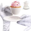 Cupcake 8pcsset Silicone Cups Muffin Baking Cake Tea Saucers Mold Teacup