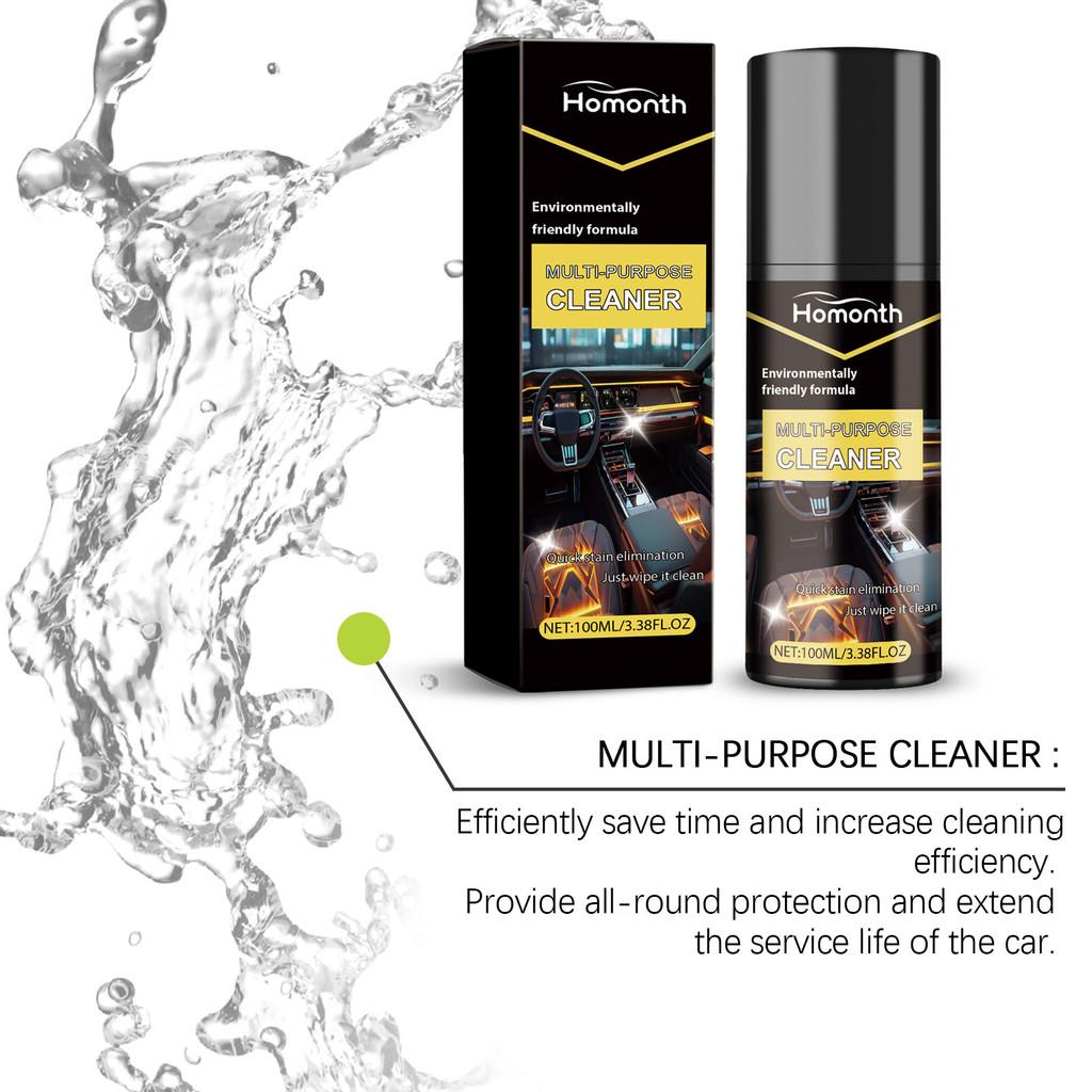 Homonth 100ml Nettoyant Mousse pour Voiture Conçu Pour le Nettoyage et l'Entretien de l'Intérieur Avec Effet Rafraîchissant