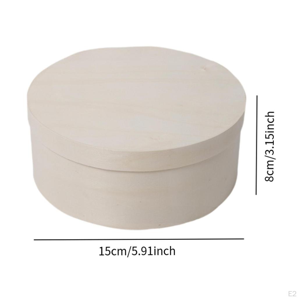Wooden Cake Box Dessert Packaging Decoration,with Cover,Versatile Portable Container Storage