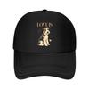 Love Is Loyal Terrier Spirit Mesh Baseball Cap Polyester Forward Observations Hat Adjustable Golf Hat Summer