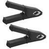 2 Pcs Insulated Clip 100mm All Copper Battery Electrical Test Insulation Clip Spring Clip Alligator ClipBlack