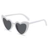 2025 Cross-Border Love UV400 Peach Heart Sunglasses - Glitter Crystal Sun Protection for Women