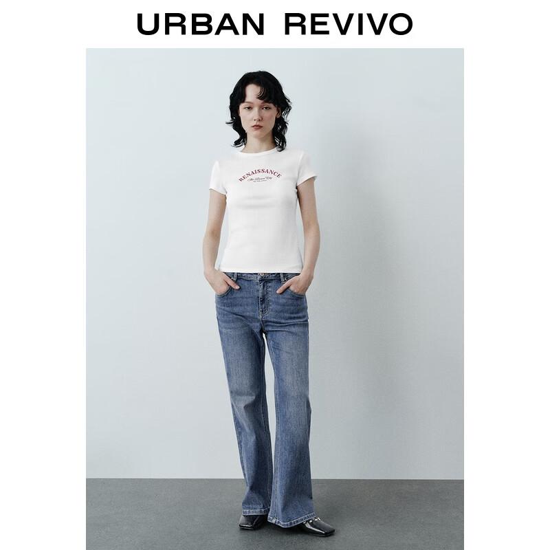 

UR 2025 Autumn Women s Slim Flare Denim Jeans 27