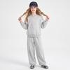 Montagut Girls' Spring/Autumn Bowknot Two-Piece Sportswear Set