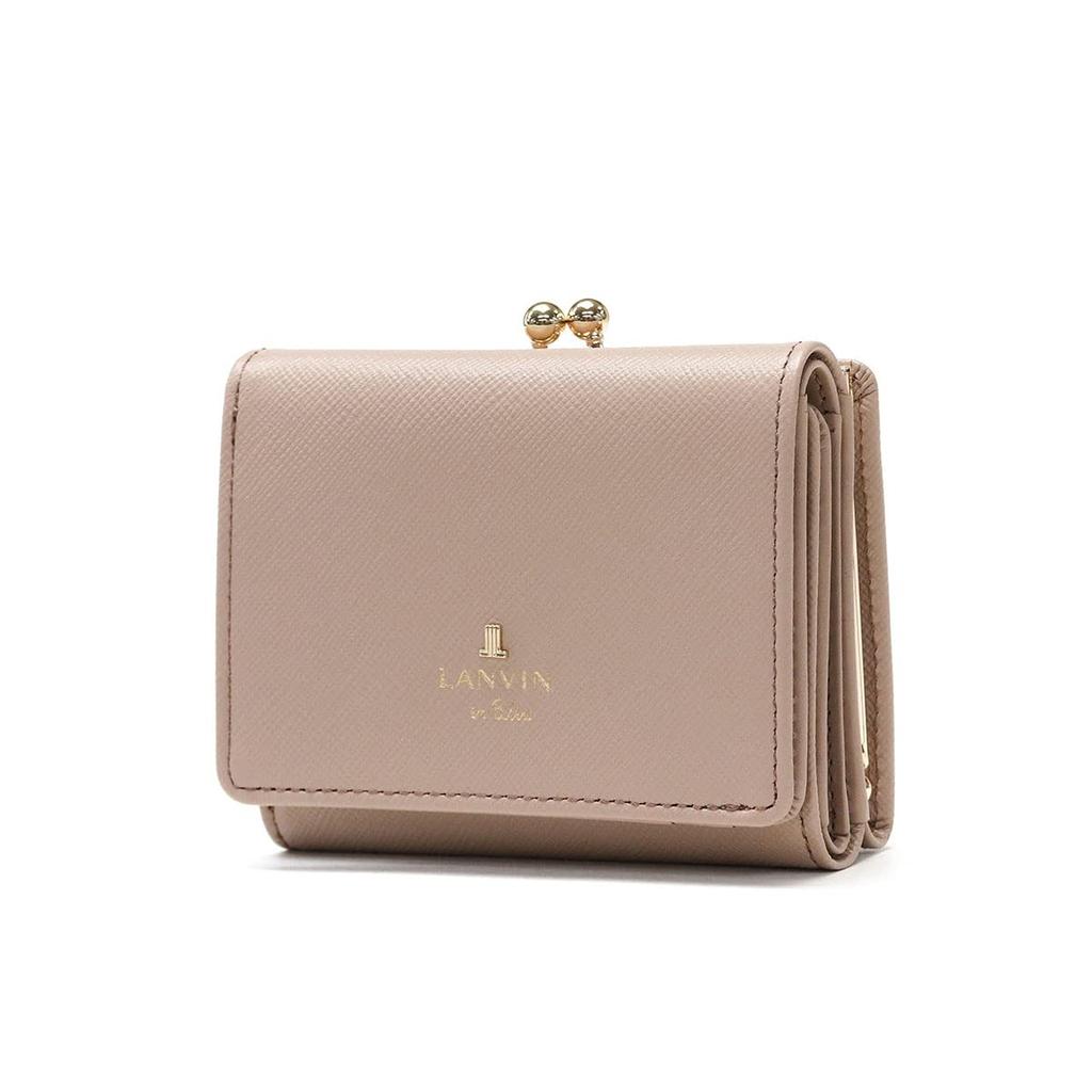 Lanvin En Bleu Luxembourg Clasp Bifold Old Rose Wallet, Women's,