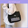 Sacoche Décontractée Tendance Printemps 2024 Nouveau Simple Mode Sac à Bandoulière Étudiant Trajet Style Rue Sac Bandoulière