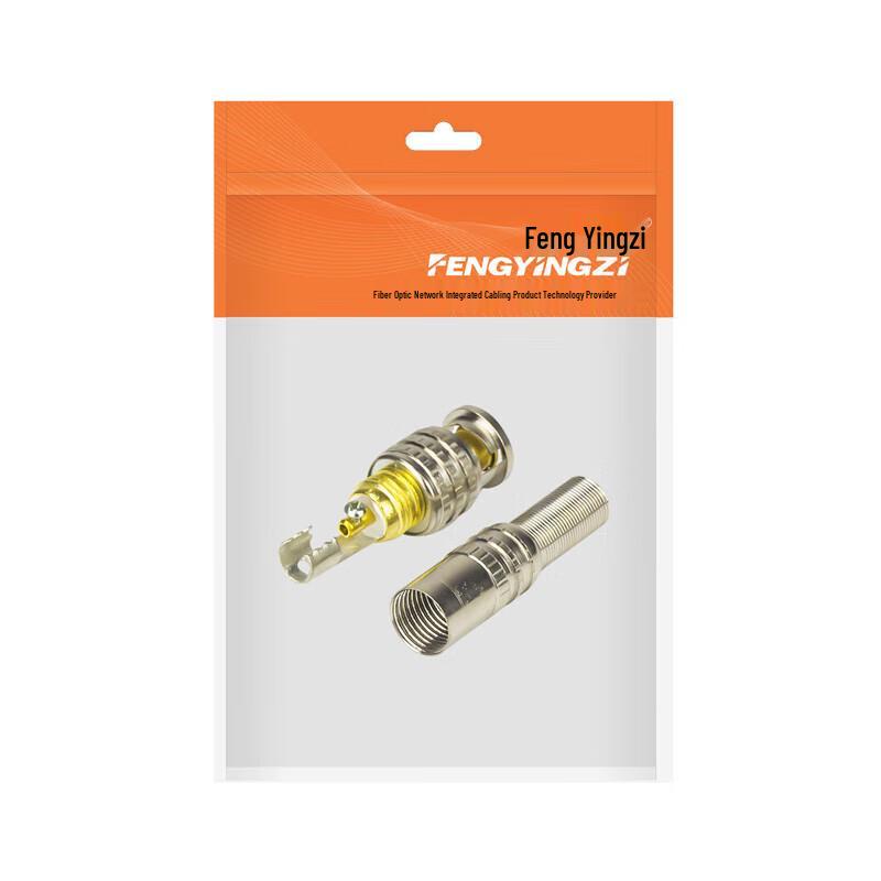 BNC 75-5 Solderless Video Connector 10-Pack