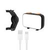 Portable Type C Rechargeable Auxiliary LED Fill Light LED Video Light for Pocket 3 Action Camera Adjustable Brightness