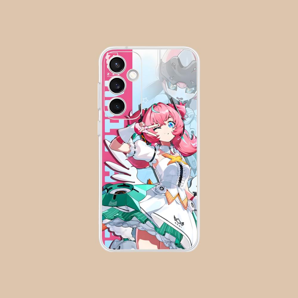 Zenless Zone Zero Aria Clear Mobile Phone Case for Samsung Galaxy S25 S24 S23 S22 S21Plus FE Ultra Colorful Cover