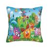 Soft and Sweet Living Room KikoRiki Animation Cartoon Decoration Pillowcase Merch  Pillow Cover Square Multi-Size