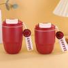 MRSIKEY Portable Insulated Coffee Mug with Straw