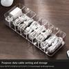 Dust-proof Storage Cable Box Hub Finishing Box Desktop Data Cable Storage Box