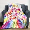1pc Pretty Cure2 Blanket, Gift, for Men and Women, Soft Blanket, Good for Sofa Bed Couch Travel, Lightweight Flannel Blanket