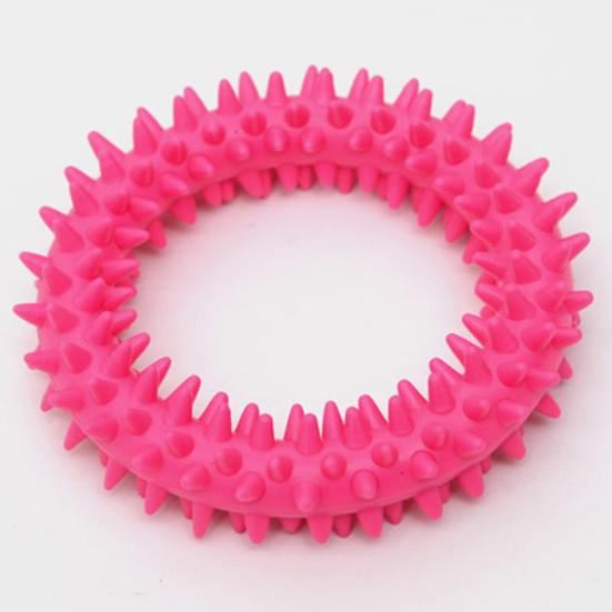 Kolczasty Pierścień Koło Gryzak do Treningu Gryzienia Psa Zabawka Molowa Czyszczenie Zębów Artykuł dla Zwierząt