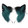 Cartoon Foxes Cat Ear Shape Hair Hoop with Alloy Earring Decor Hair Holder Cosplay Party Headwear for Teenagers Adult