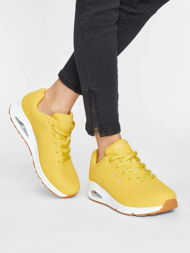 Skechers Uno - Stand On Air Women's Yellow Sneakers