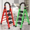 Multi-Functional Carbon Steel Folding A-Frame Telescopic Step Ladder for Indoor Use