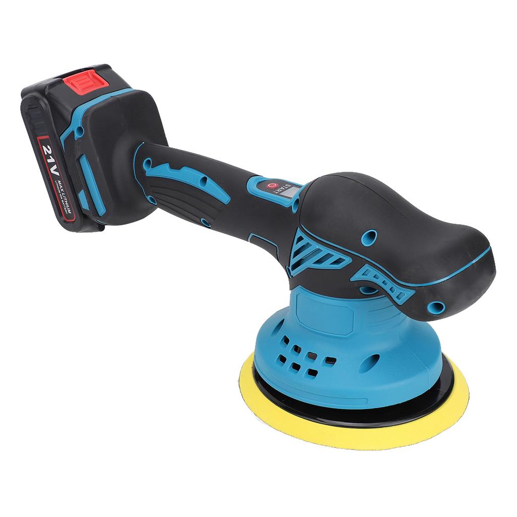 Cordless Car Polisher 21V Electric Auto Polishing Machine Multifunctional Home Cleaning Waxing Wood Sanding Rust