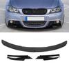 4pcs Front Bumper Lip High Hardness Front Bumper Lip Body Kit for 3 Series E90 E91 M‑Sport 2005 To 2008