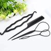 Korean Fashion Hair Styling Kit - 4-Piece Set In 6 Colors