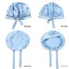 Silk Nightcap for Women's Hair Care - Adjustable, No-Mark Mulberry Silk Shower & Home Cap