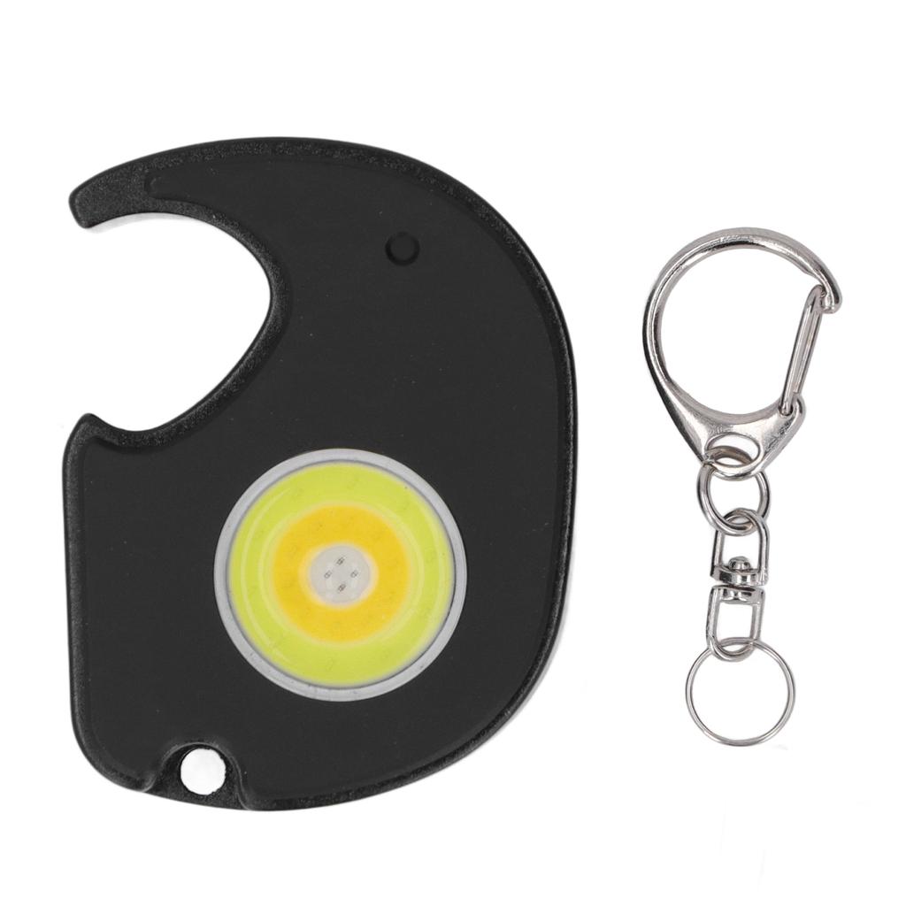 Luce portachiavi ricaricabile COB Apribottiglie Mini LED Portatile Tipo C Luce da tasca con batteria